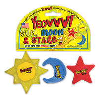 Yeowww! Sun, Moon and Stars Catnip Toy I022821