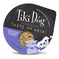 Tiki Dog Taste of Asia Peking Duck with Duck Recipe in Broth 3 oz. I023079