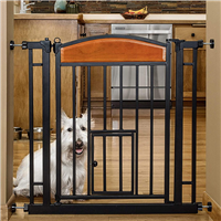 Carlson Pet Products Design Paw Auto Close Pet Gate  I023251