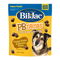 Bil-Jac Soft Treats for Dogs PBnanas 10oz. I023252