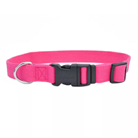 Coastal New Earth Soy Adjustable Dog Collar Fuchsia I023414b
