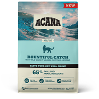 Acana Bountiful Catch with Wild-Caught Salmon, Catfish, & Herring for Adult Cats 4 lb. I023470