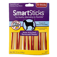SmartBones SmartSticks Made with Bacon & Cheese 10 pk. I023660