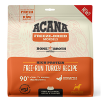Acana Freeze-Dried Morsels High Protein Free-Run Turkey Recipe for Dogs 8 oz. I023676
