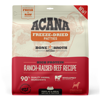 Acana Freeze Dried Patties High Protein Ranch-Raised Beef Recipe for Dogs 14 oz. I023678