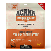 Acana Freeze-Dried Patties High Protein Free-Run Turkey Recipe for Dogs 14 oz. I023681