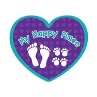Dog Speak My Happy Place Decal I023853
