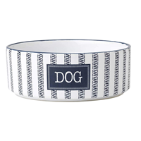 Petrageous Designs Country Blue DOG Bowl 5" I024212
