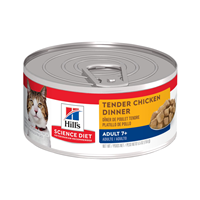 Hill&lsquo;s Science Diet Adult 7+ Tender Chicken Dinner Cat Food 5.5 oz. I024243