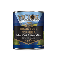VICTOR Grain Free Formula Beef and Vegetables Stew Cuts in Gravy for Dogs 13.2 oz. I024280