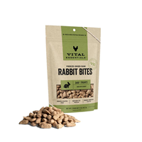Vital Essentials Freeze-Dried Rabbit Bites Dog Treats 5 oz. I024349