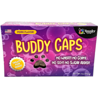 Spunky Pup Buddy Caps Pumpkin Flavor Dog Treats 5 oz. I024351