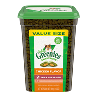 Feline Greenies SMARTBITES Skin & Fur Chicken 16 oz. I024355