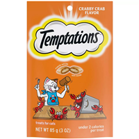 Temptations Crabby Crab Flavor Treats for Cats 3 oz. I024372
