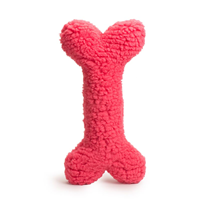 HuggleHounds HuggleFleece HuggleCause Pink Bone 12" I024715