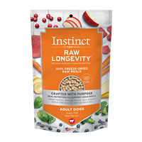 Instinct Raw Longevity 100% Freeze-Dried Raw Meals Adult Dogs Grass-Fed Beef Recipe I024891b