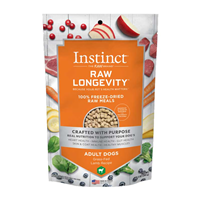 Instinct Raw Longevity 100% Freeze-Dried Raw Meals Adult Dogs Grass-Fed Lamb Recipe I024895