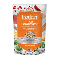Instinct Raw Longevity 100% Freeze-Dried Raw Meals Adult Dogs Beef & Cod Recipe I024897