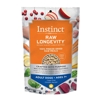 Instinct Raw Longevity 100% Freeze-Dried Raw Meals Adult Dogs 7+ Chicken Recipe I024898