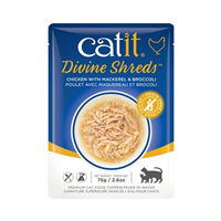 Catit Divine Shreds Chicke with Mackerel and Broccoli 2.6oz I024958