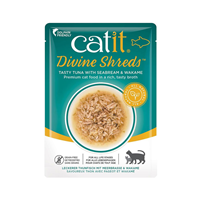 Catit Divine Shreds Tuna with Seabream and Wakame 2.6oz  I024959