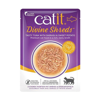 Catit Divine Shreds Tuna with Shirasu and Sweet Potato 2.6 oz. I024961
