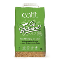 Catit Go Natural Wood Clumping Cat Litter 6.4 lbs. I024967