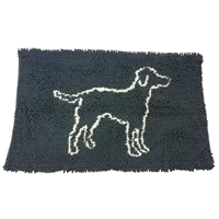 Ethical Pet Gray Clean Paws Microfiber Mat I024974