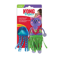 KONG Cat Tropics Hula Kitty & Jellyfish Catnip Toy I024980