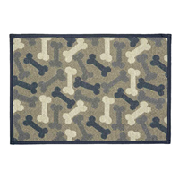 Loving Pets Bella Fashion Mat Denim Bones I025049