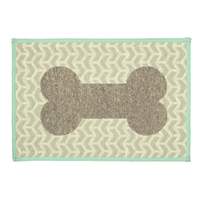 Loving Pets Bella Fashion Mat Geo Bone Aqua I025051