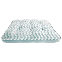 Arlee Pet Bella Mineral ZigZag Bone Printed Orthopedic Mattress Bed I025886b