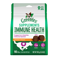 GREENIES Supplements Immune Health Chicken Flavor Soft Chews 90 ct. I025891