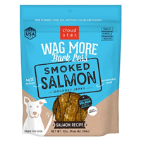 Wag More Bark Less Smoked Salmon Gourmet Jerky 10 oz I026157