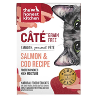 The Honest Kitchen Cate Grain Free Salmon & Cod Recipe for Cats 5.5 oz. I026186