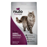 Nulo FreeStyle High-Protein Kibble Hairball Management Turkey & Cod Recipe 5lbs I026252