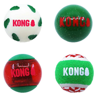 KONG Occasions Holiday Ball  4pack I026404
