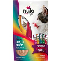 Nulo Freestyle Perfect Purees Lickable Treat for Cats Variety 10 Pack I026462