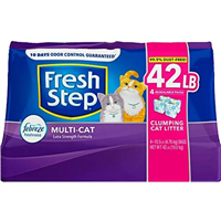 Fresh Step Multi-Cat Litter with Febreze 42 lbs.   I026638