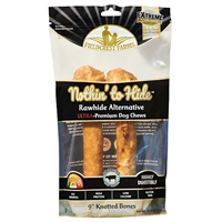 Fieldcrest Farms Nothin&lsquo;to Hide Ultra 9" Knotted Bone Beef Flavored 2 pack I026645