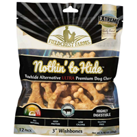 Fieldcrest Farms Nothin&lsquo;to Hide Ultra 3" Wishbones Beef Flavored 12 pack I026646