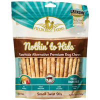 Fieldcrest Farms Nothin&lsquo; to Hide Small Twist Stix Beef Flavored 50 pack I026654