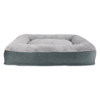 Arlee Pet Harper Rectangle Bed Charcoal I026682b