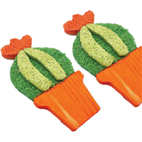 A&E Cage Company Nibbles Loofah Barrel Cactus Chews 2pk I026760