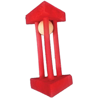 A&E Cage Company Nibbles Small Wooden Triangle Ball Toy I026761