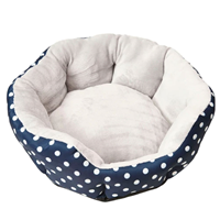 Spot Cosmo Furbabies Navy Polka Dot Pet Bed 20" I026822