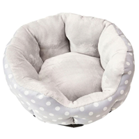 Spot Cosmo Furbabies Gray Polka Dot Pet Bed 20" I026823