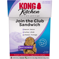 KONG Kitchen Join the Club Sandwich Soft & Chewy Treats 7 oz. I027056