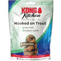 KONG Kitchen Hooked on Trout Grain Free Treats 5 oz. I027057