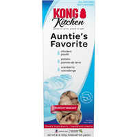 KONG Kitchen Auntie&lsquo;s Favorite Crunchy Biscuit Treats 8 oz. I027060
